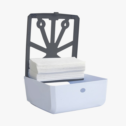 Dispenser Porta Papel Toalha Interfolha Banheiro New Classic - Imagem 3