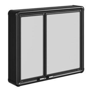 Armario Espelheira 2 Portas Perfil Aluminio Lbp16/s Astra