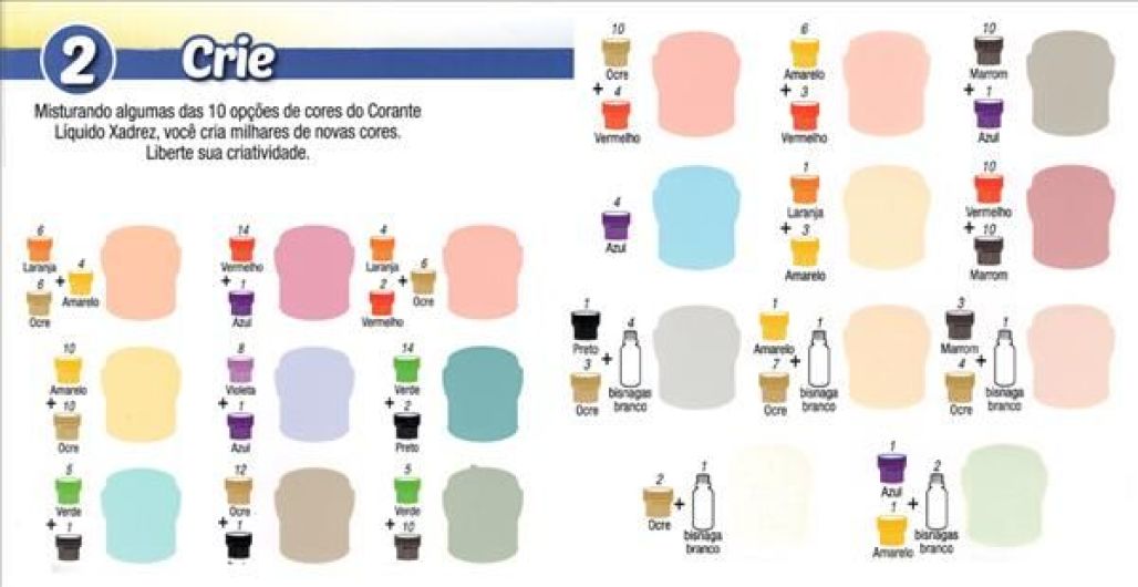 Corante Líquido Tinta Bisnaga Xadrez - Imagem 2