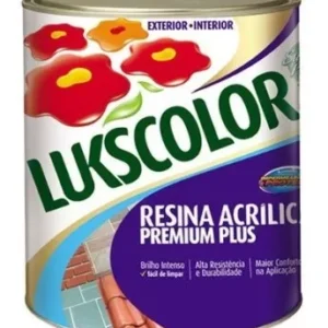 Resina Acrílica Solvente Lukscolor 900ml Externo/Interno