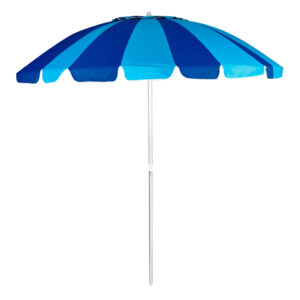 Guarda Sol Sky 2,20mt Grande Aluminio Praia Piscina Azul