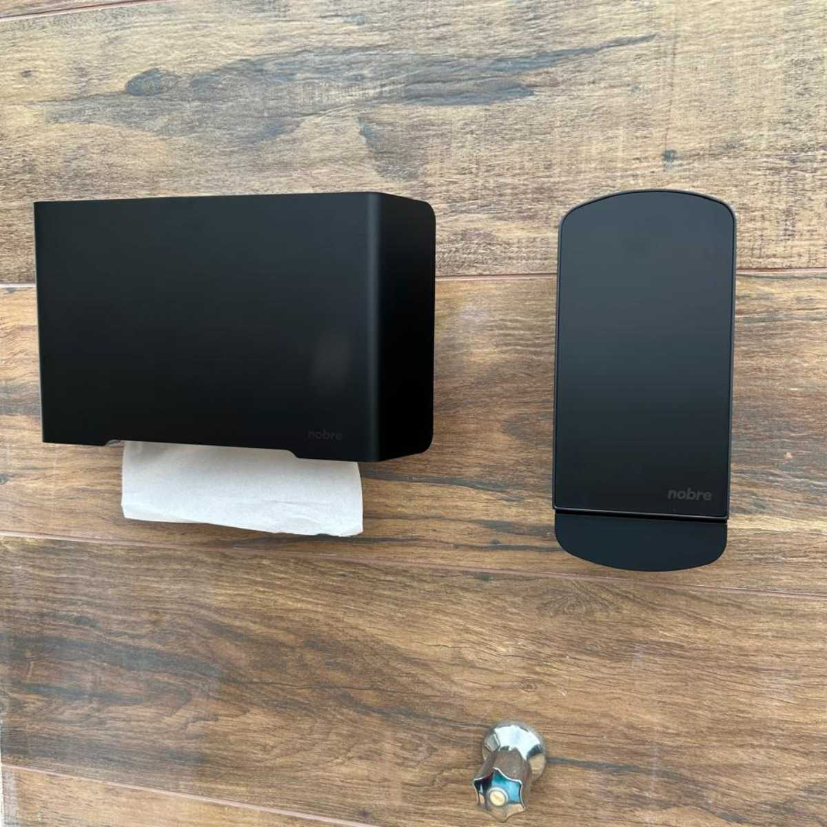 Dispenser toalheiro nobre preto - Imagem 3