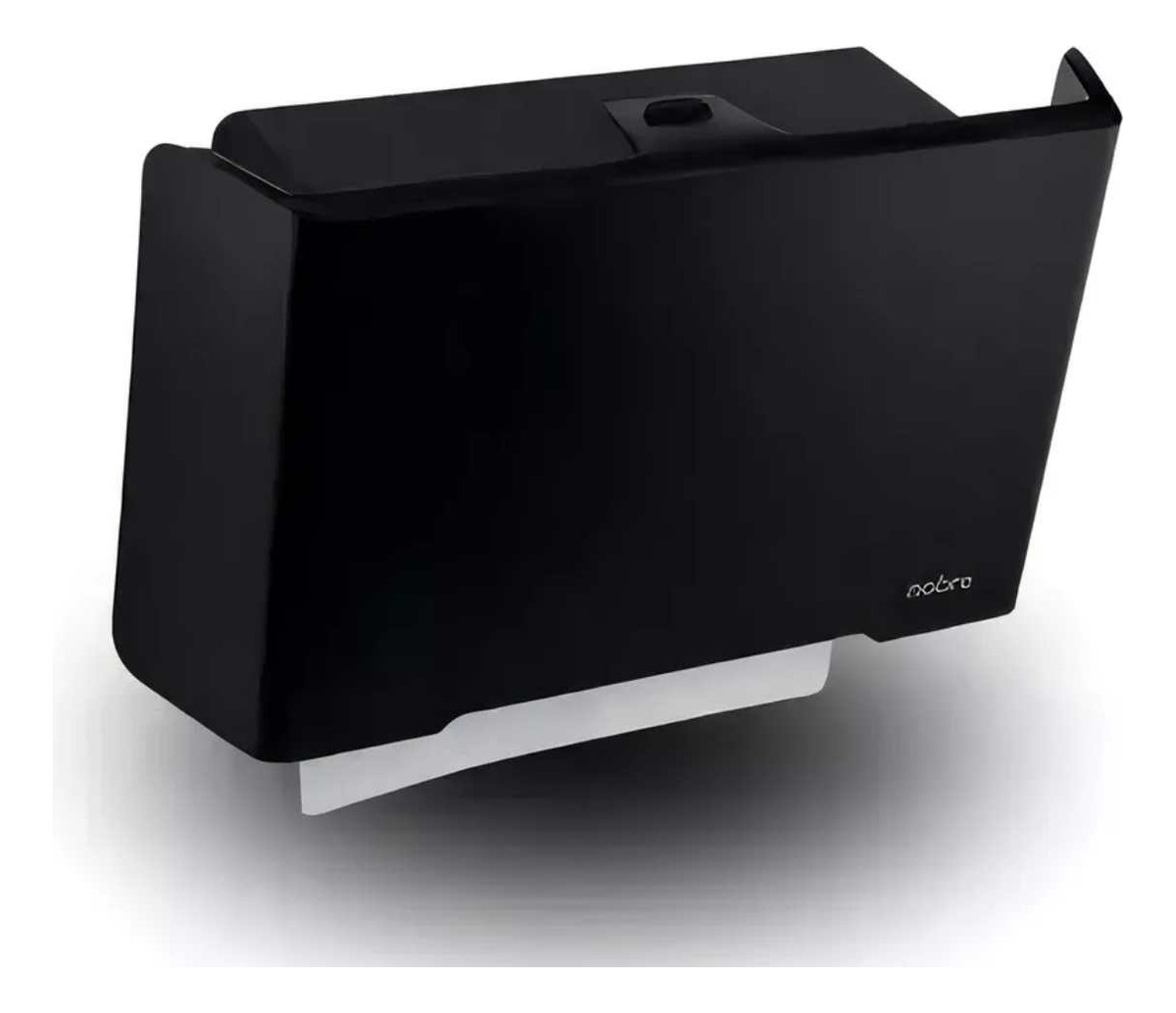 Dispenser toalheiro nobre preto - Imagem 4