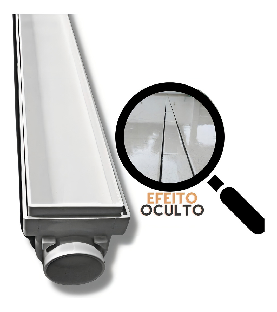 RALO INVISIVEL LINEAR 6X50CM PRETO SSLARES - Imagem 7