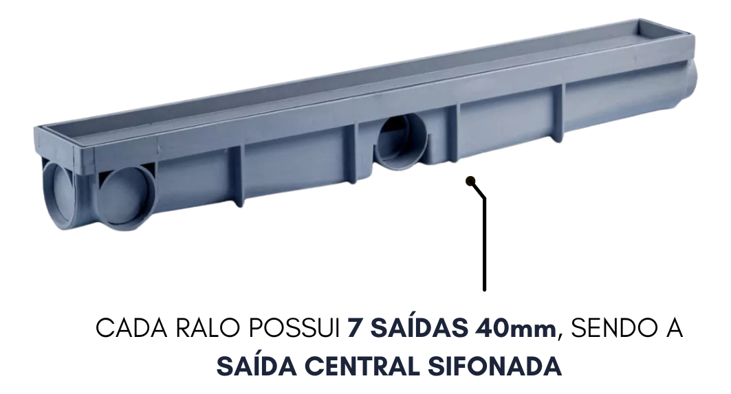RALO INVISIVEL LINEAR 6X50CM CINZA SSLARES - Imagem 2